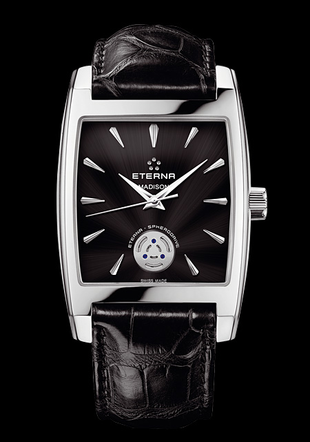 Eterna Mens 7712.41.41.1177 Madison Three Hands with Spherodrive Luxury Watch